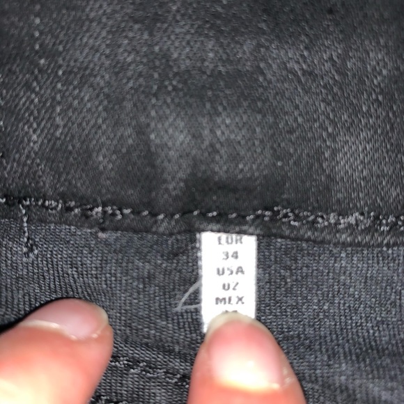 Dark grey Zara skinny jeans - Picture 4 of 6